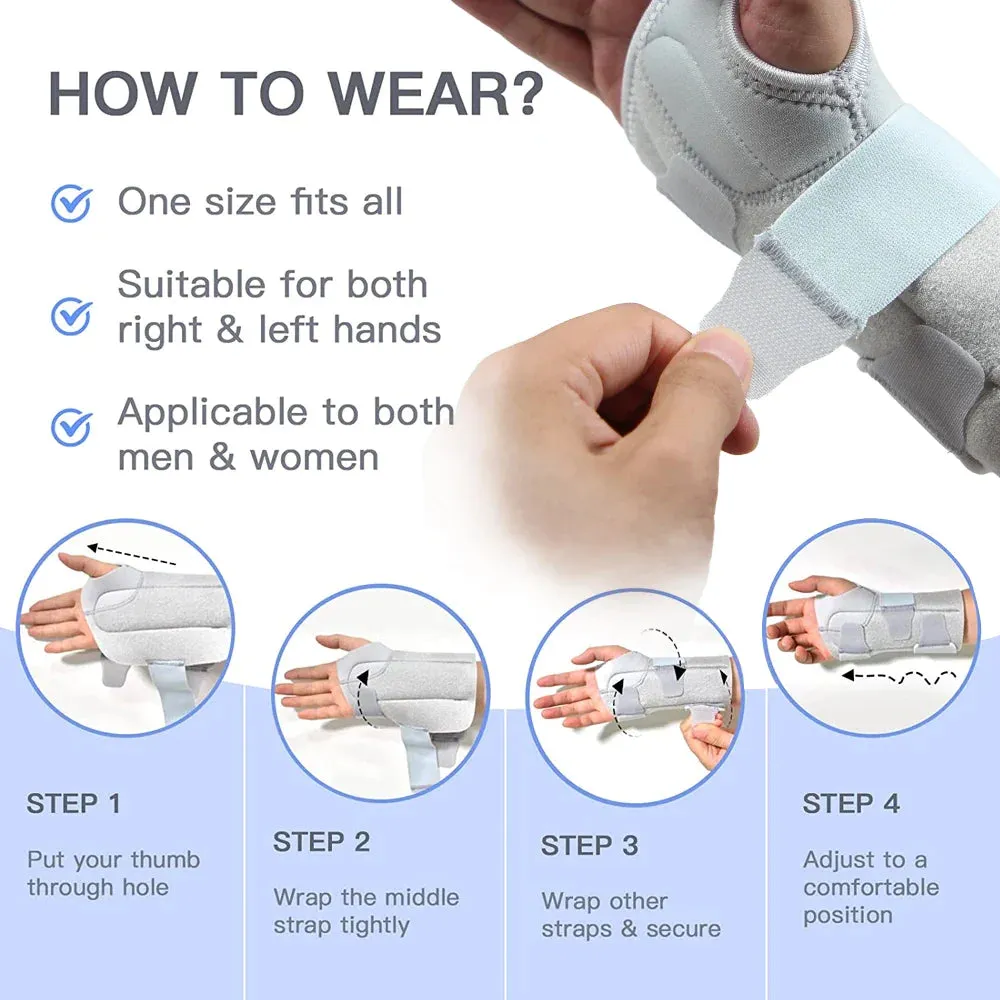 1 Pc Adjustable Wrist Guard Support Arthritis Tendonitis for Men Women