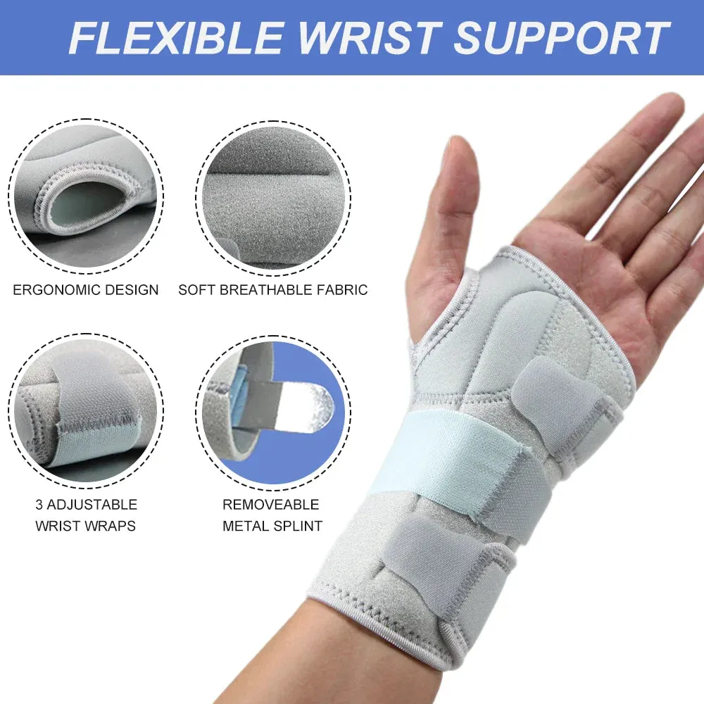 1 Pc Adjustable Wrist Guard Support Arthritis Tendonitis for Men Women