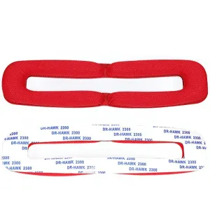 2-pack Headphone Covers for Sennheiser Gsp Series - Red Headband