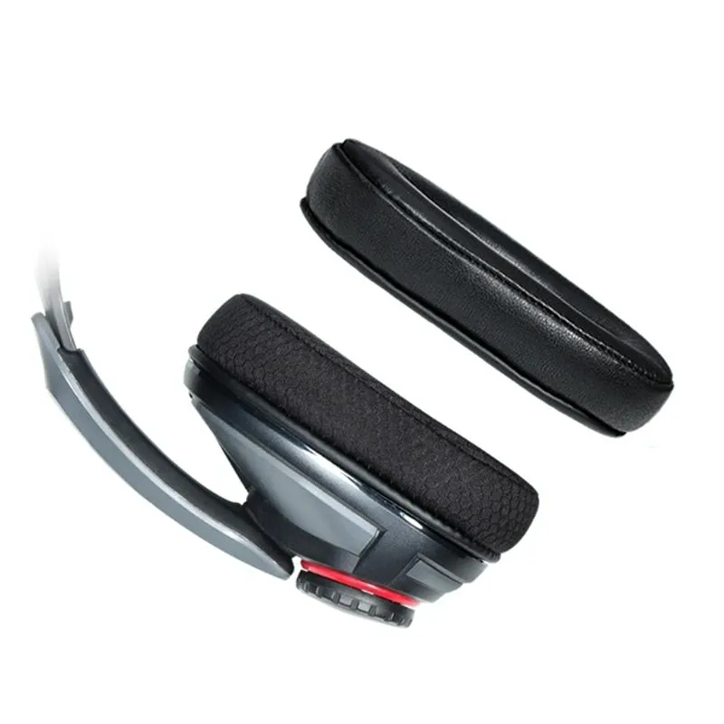 2-pack Headphone Covers for Sennheiser Gsp Series - Red Headband