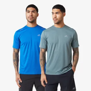 2-Pack Training T-Shirts | Cobalt/Teal