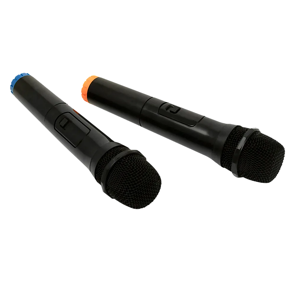 2x Wireless Microphone | Handheld Cordless Professional Mic for Karaoke & Events