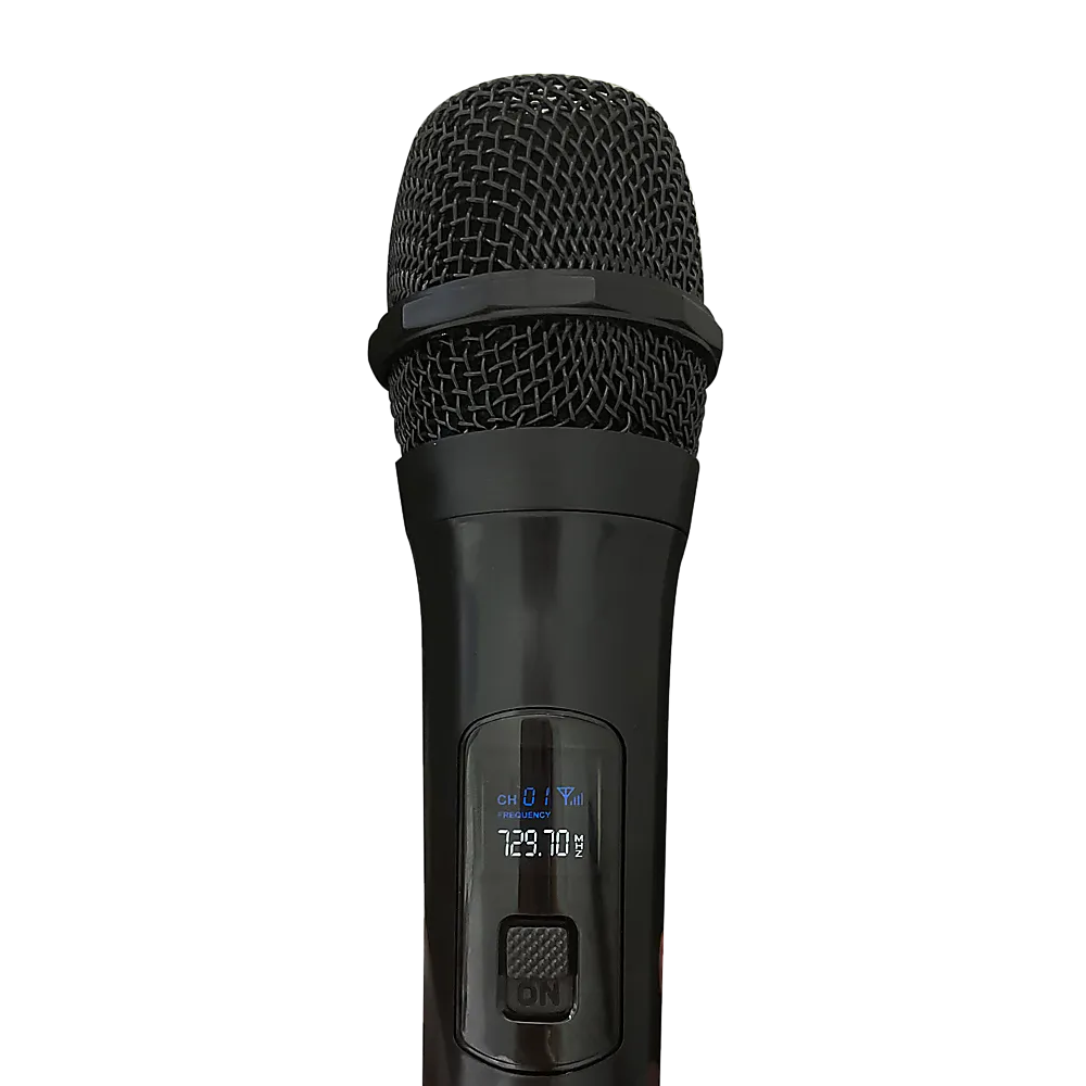 2x Wireless Microphone | Handheld Cordless Professional Mic for Karaoke & Events