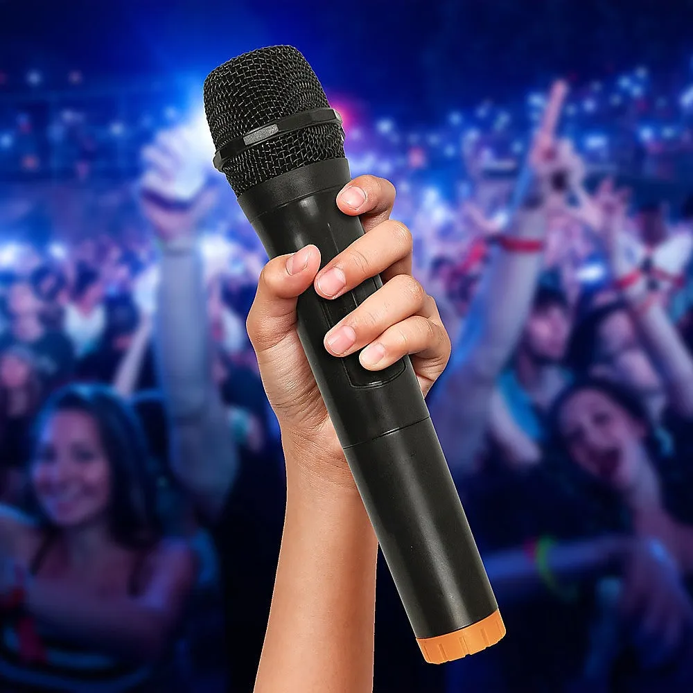 2x Wireless Microphone | Handheld Cordless Professional Mic for Karaoke & Events