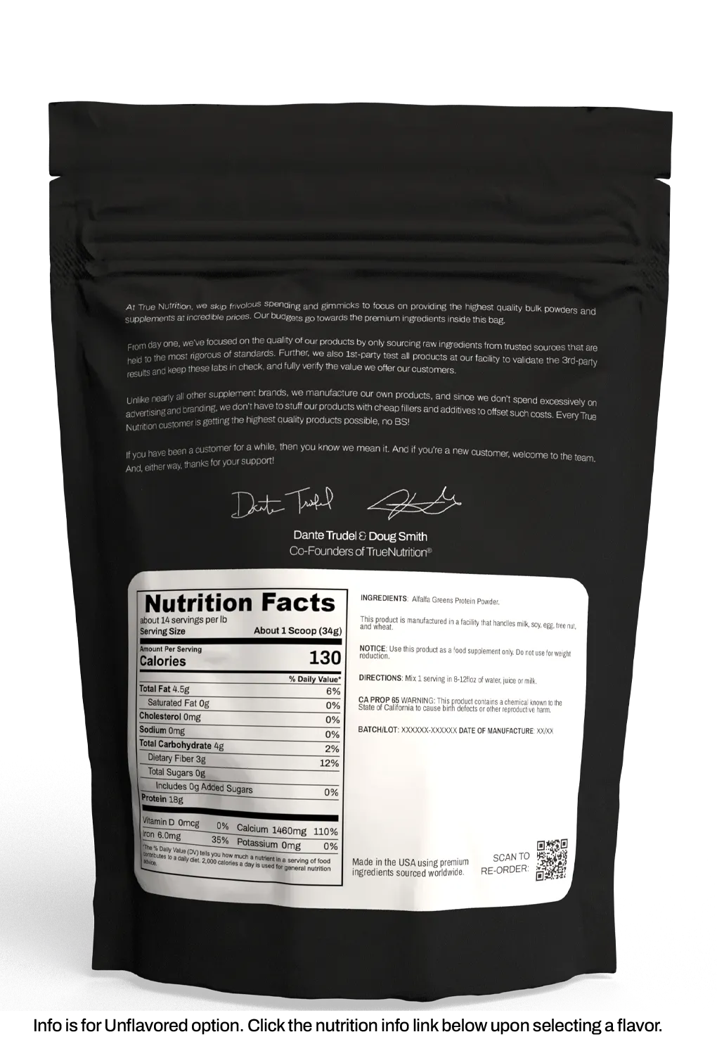 Alfalfa Greens Protein Powder (1lb.)