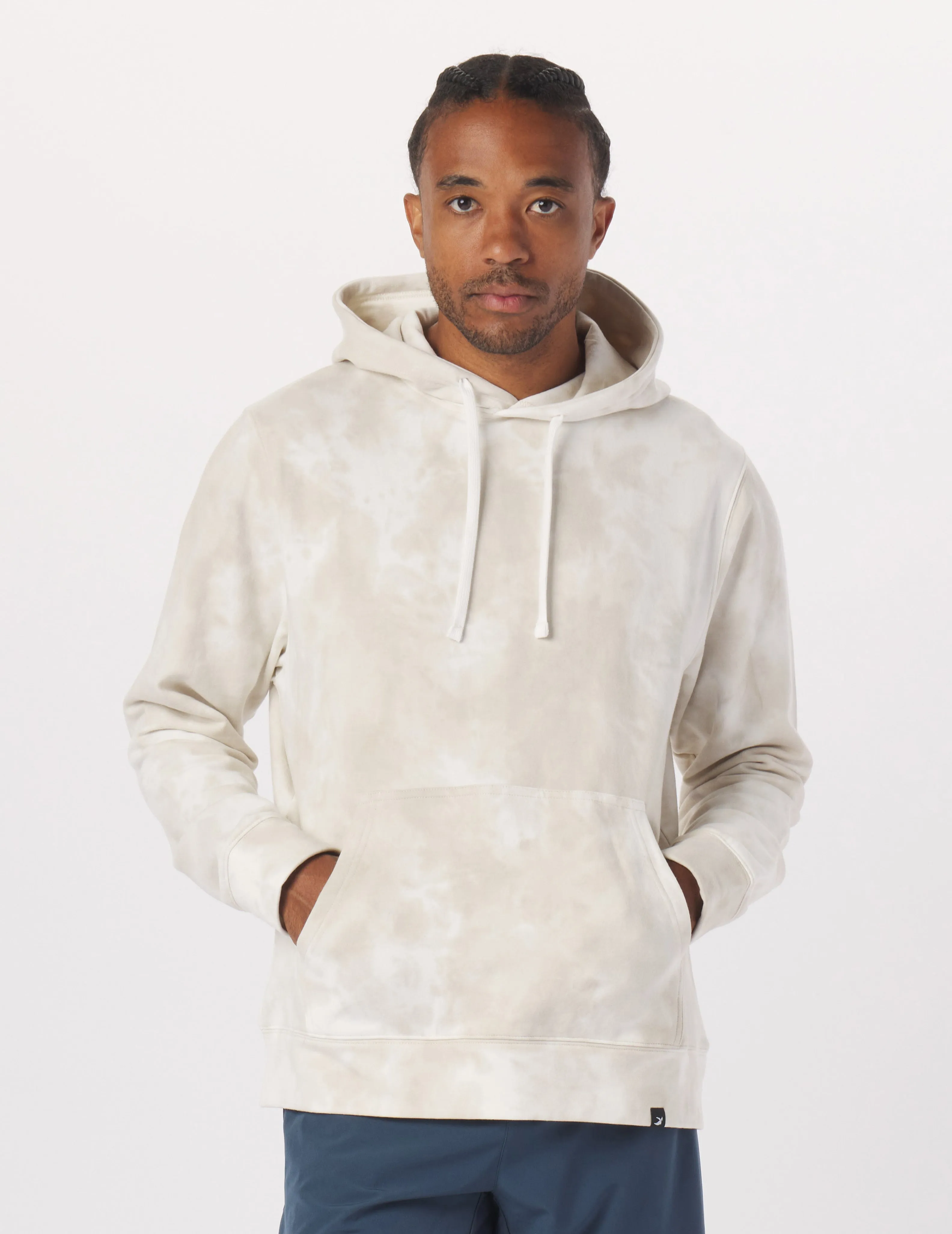 Atlas Hoodie: Linen Stone Dye