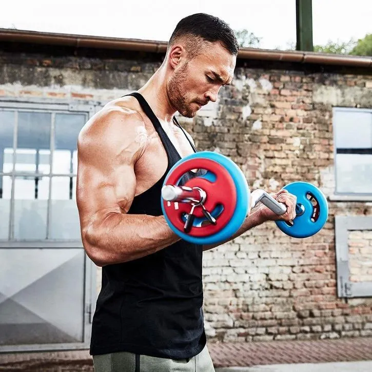 Barbell and EZ Bar with Dumbbells Set - Star Collars [BOM]