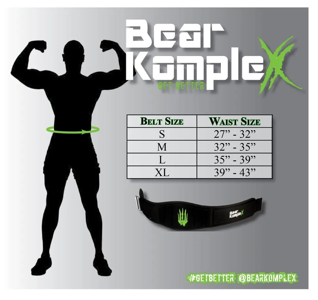 Bear KompleX Straight 4" Belt