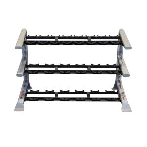 Body Solid 3 Tier Saddle Dumbbell Rack