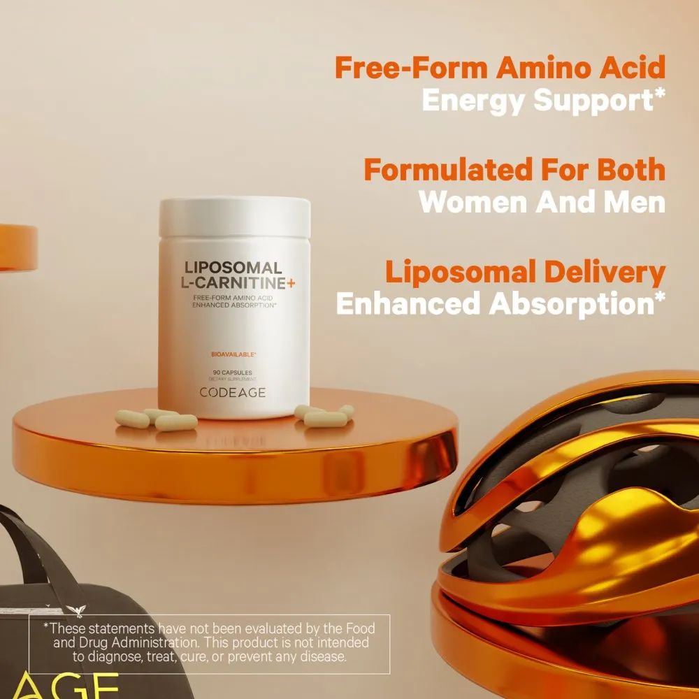 Codeage L-Carnitine  Free-Form Amino Acid Supplement