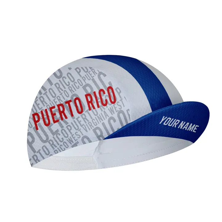 Customized Puerto Rico Cycling Cap Sports Hats