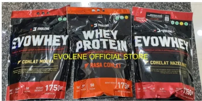 Evolene evo whey protein kemasan 1,750gr