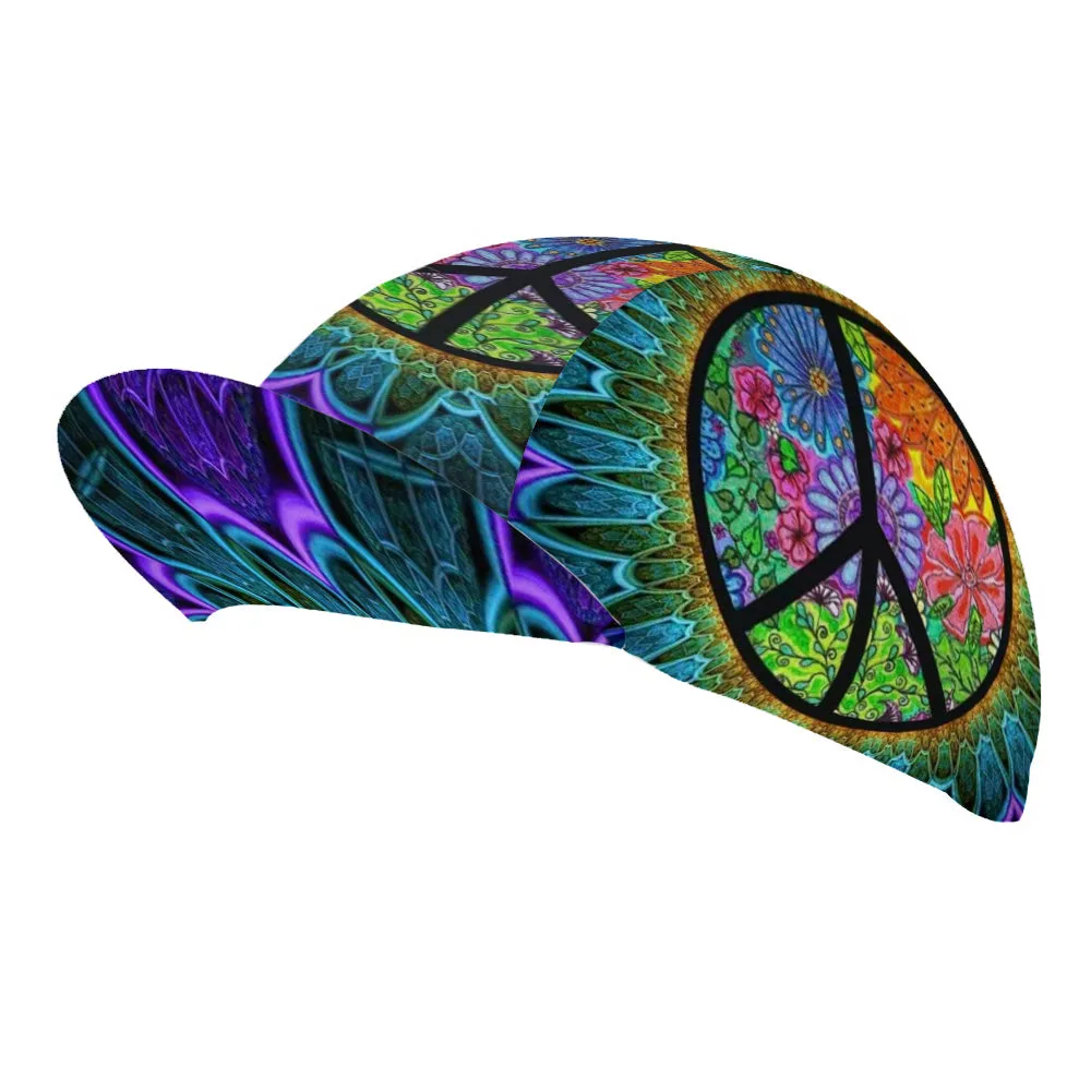 Hippie Cycling Hat Cap Cycling Cap for Men and Women