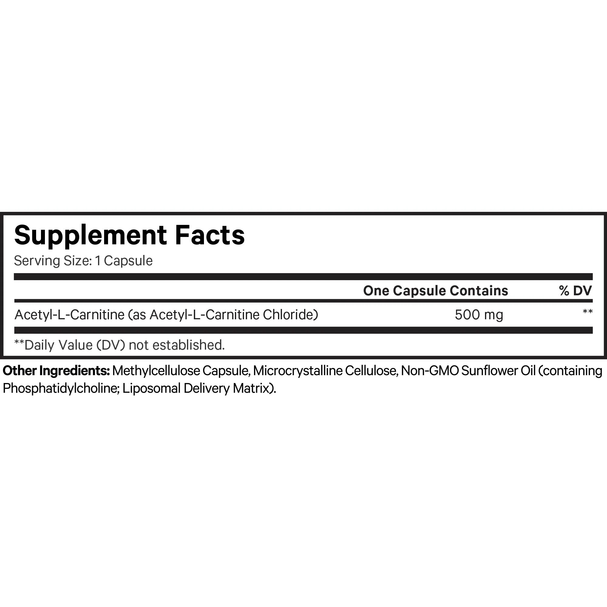 Liposomal Acetyl-L-Carnitine 