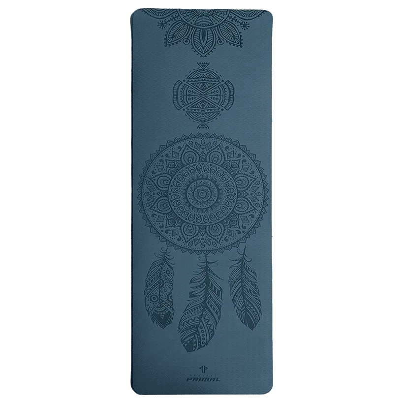 Navy Dream Catcher Yoga Mat