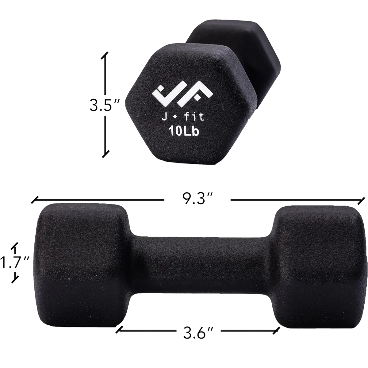 Neoprene Dumbbells - 10 lb