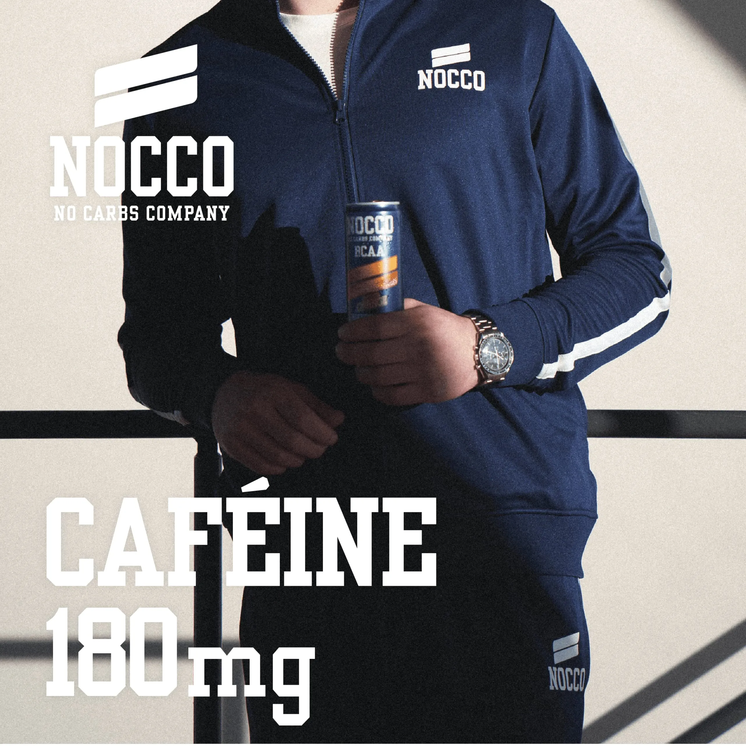 NOCCO Boisson nergissante got tropical 180 mg cafine 24x330ml Boissons nergtiques, Sans Sucre BCAA (Tropical)