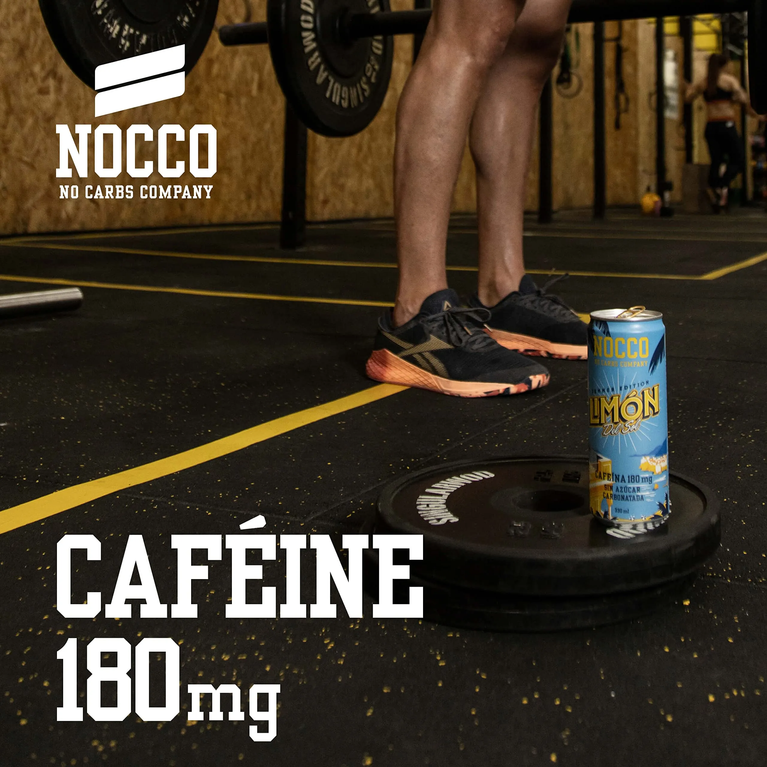 NOCCO Boisson nergissante got tropical 180 mg cafine 24x330ml Boissons nergtiques, Sans Sucre BCAA (Tropical)