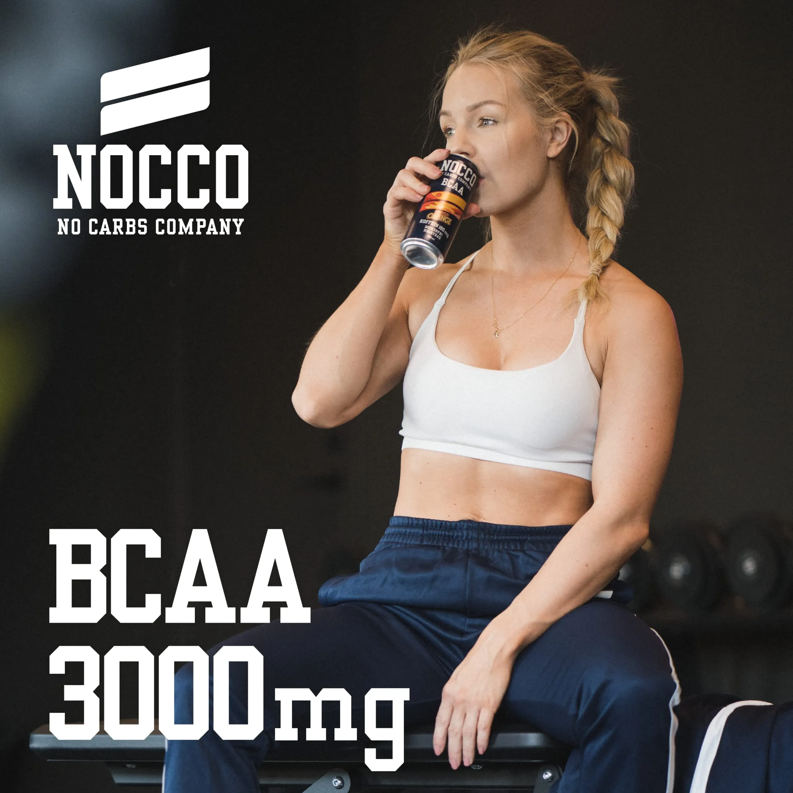 NOCCO Boisson nergissante got tropical 180 mg cafine 24x330ml Boissons nergtiques, Sans Sucre BCAA (Tropical)