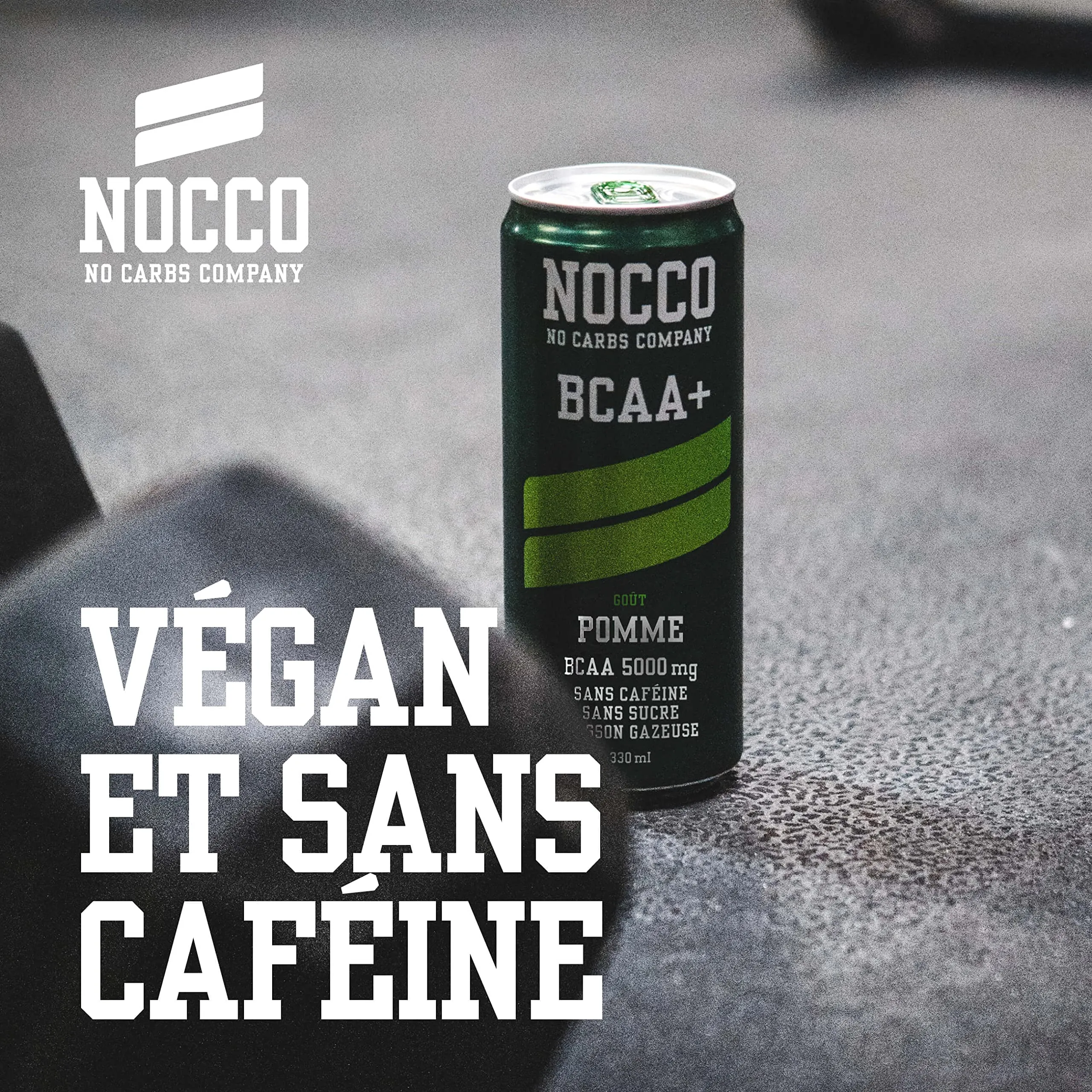 NOCCO Boisson nergissante got tropical 180 mg cafine 24x330ml Boissons nergtiques, Sans Sucre BCAA (Tropical)