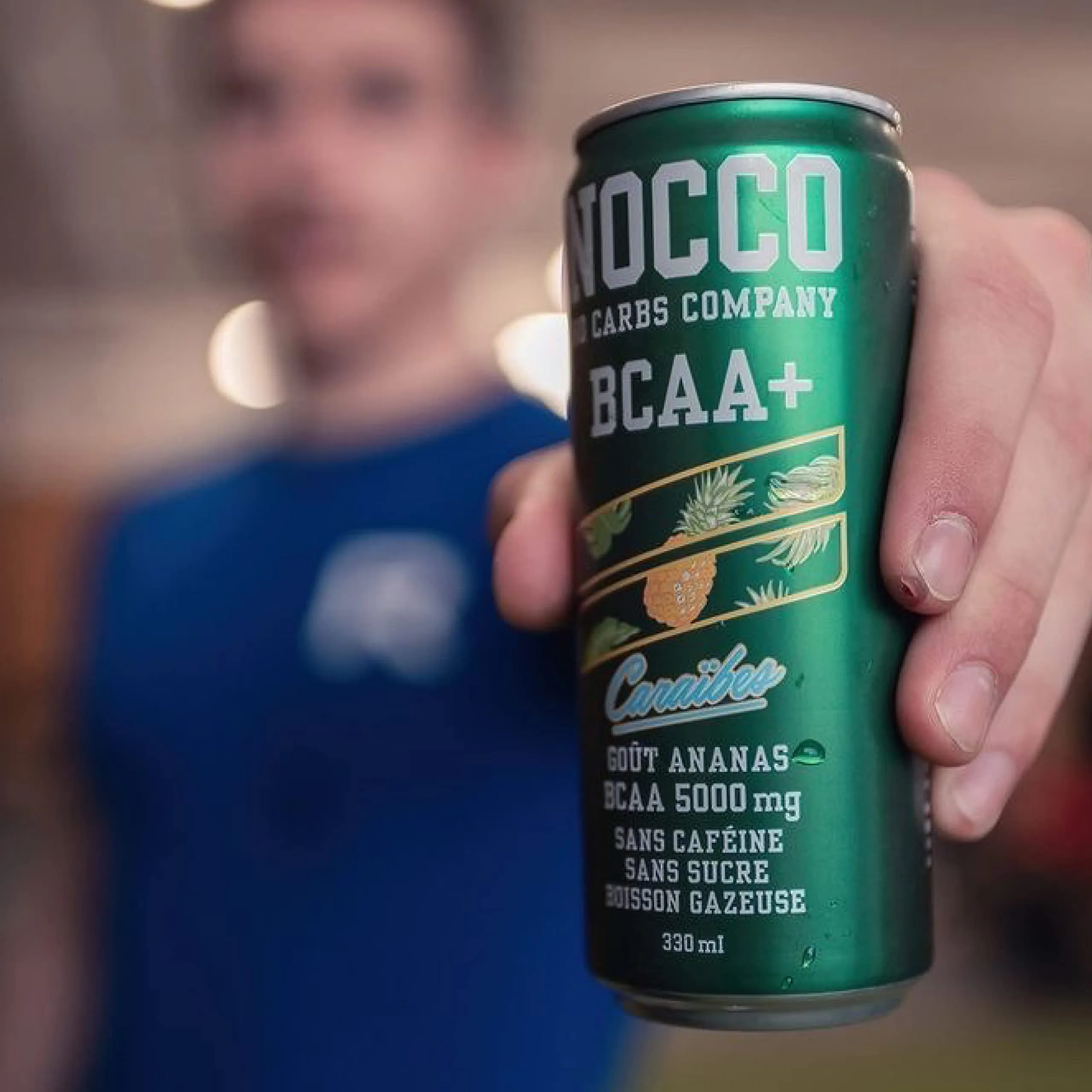 NOCCO Boisson nergissante got tropical 180 mg cafine 24x330ml Boissons nergtiques, Sans Sucre BCAA (Tropical)