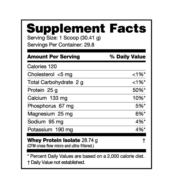 NutraBio 100% Whey Protein Isolate 75 Servings