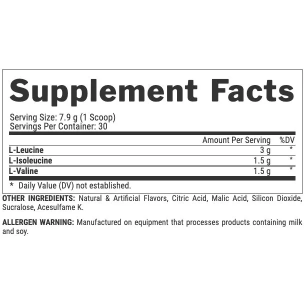 Nutrex Research BCAA Powder 6000, 2:1:1 L-Leucine: L-Isoleucine: L-Valine Ratio, Boost Performance & Recovery
