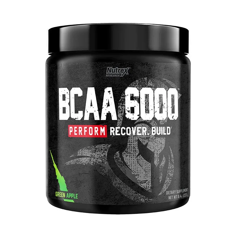 Nutrex Research BCAA Powder 6000, 2:1:1 L-Leucine: L-Isoleucine: L-Valine Ratio, Boost Performance & Recovery