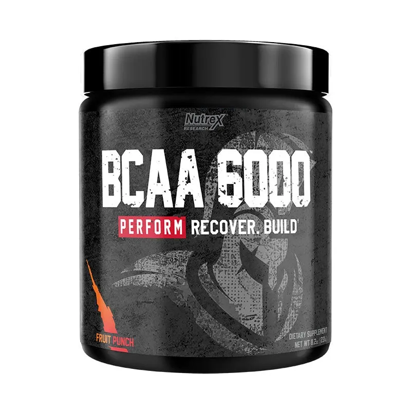 Nutrex Research BCAA Powder 6000, 2:1:1 L-Leucine: L-Isoleucine: L-Valine Ratio, Boost Performance & Recovery