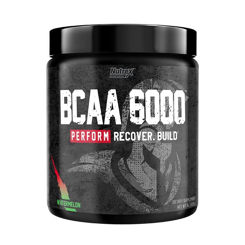 Nutrex Research BCAA Powder 6000, 2:1:1 L-Leucine: L-Isoleucine: L-Valine Ratio, Boost Performance & Recovery