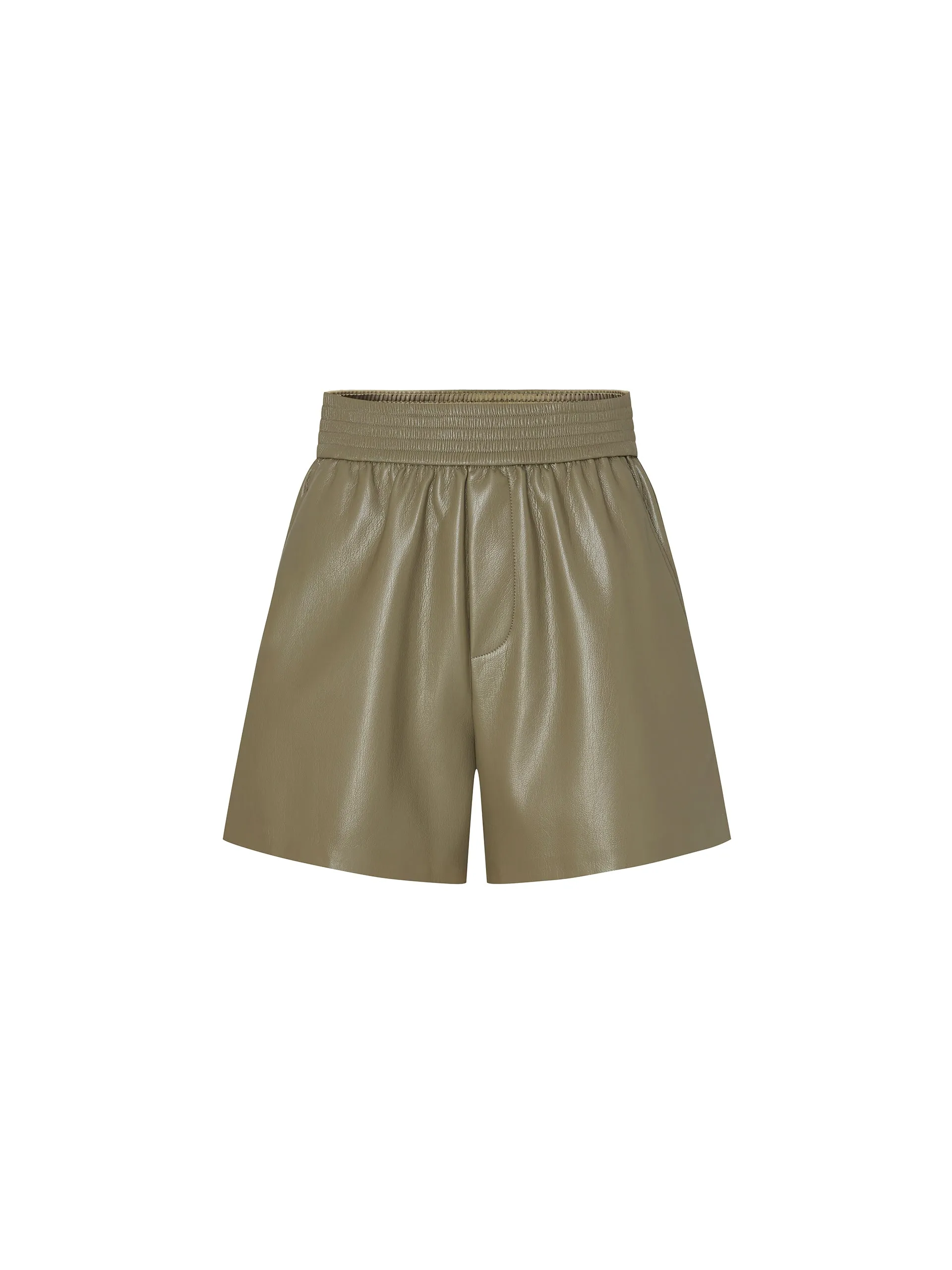 Protein Leather Pockets Shorts