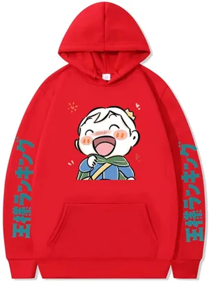Ranking of Kings Hoodie - Cute Bojji Sweatshirt Hooded Pullover Sweater
