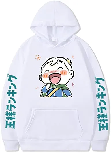 Ranking of Kings Hoodie - Cute Bojji Sweatshirt Hooded Pullover Sweater