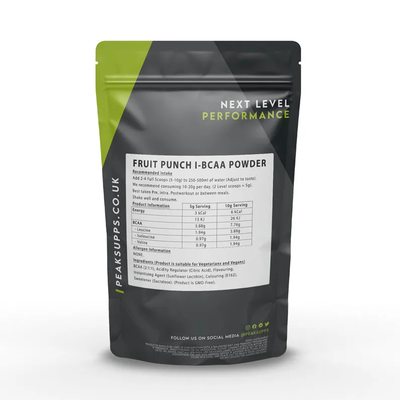 Vegan iBCAA Powder - Fruit Punch
