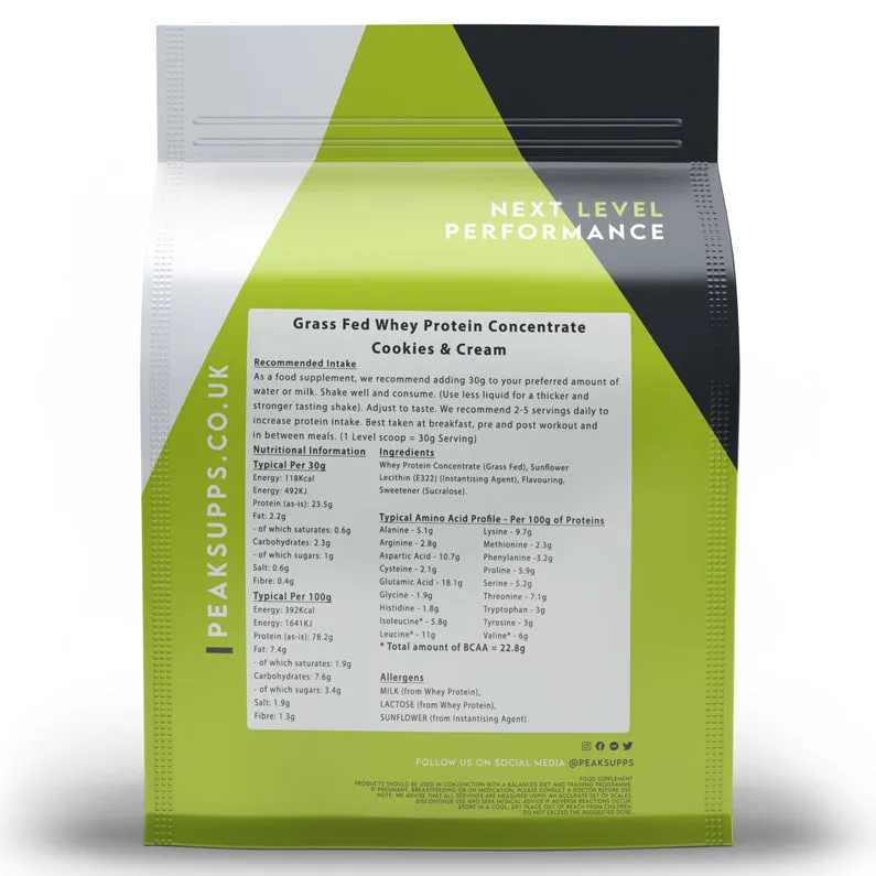 Whey Protein Grass Fed - 60g Sample Bundle